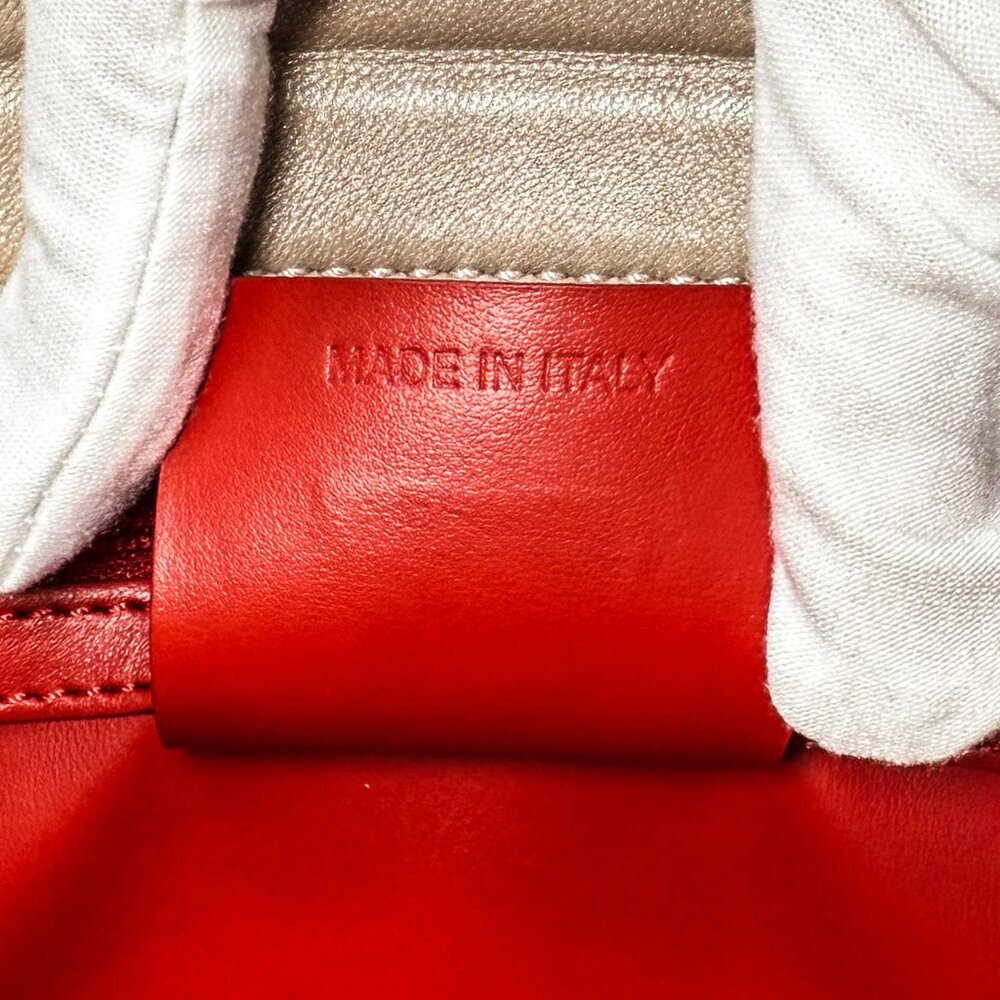 Christian Louboutin  Paloma Pearlescent Leather Mini Top Handle Bag - Picture 8 of 9